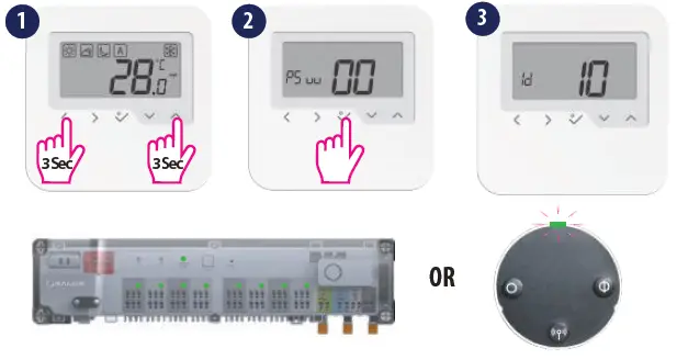 SALUS -HTRS-RF- Digital- Room -Thermostat -8