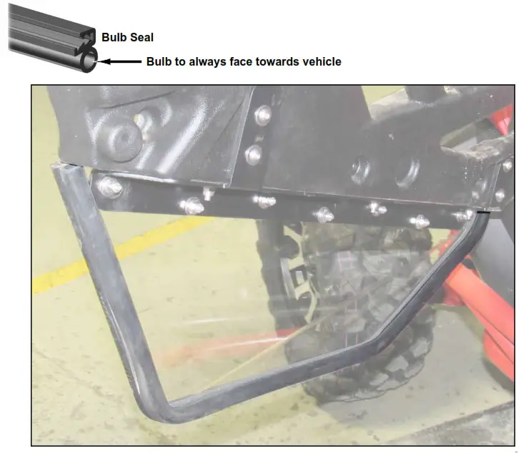 SUPERATV Honda Talon Door Bulb Seal