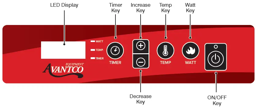 AVANTCO 177IC35DB 3600 Watt Double Countertop Induction Range fig 3