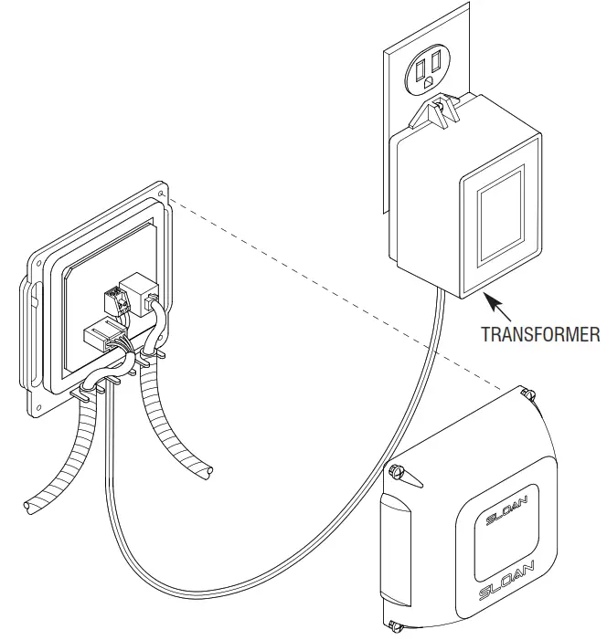 SLOAN Sensor Activated Lavatory Faucet - Receptacle