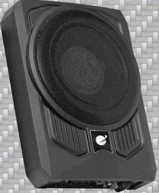 Planet Audio P10AW 10 Inch Under Seat Powered Car Audio Subwoofer-fig1