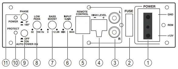 Planet Audio P10AW 10 Inch Under Seat Powered Car Audio Subwoofer-fig3