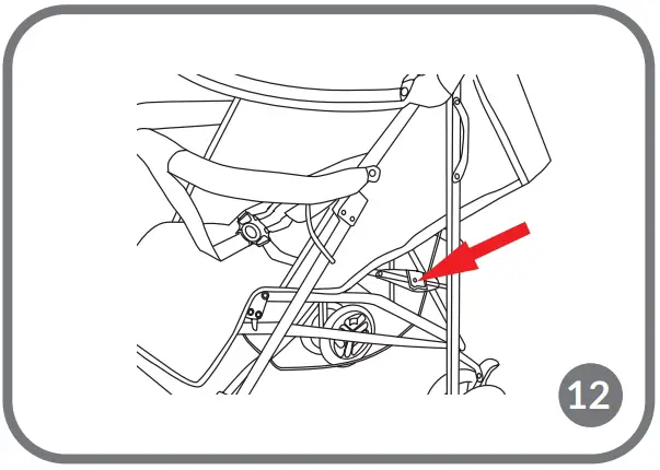 Backrest adjustment button