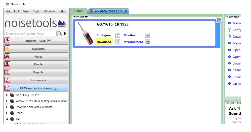 Cirrus Research CK 199L Trojan Lite Noise Nuisance Recorder FIG 8