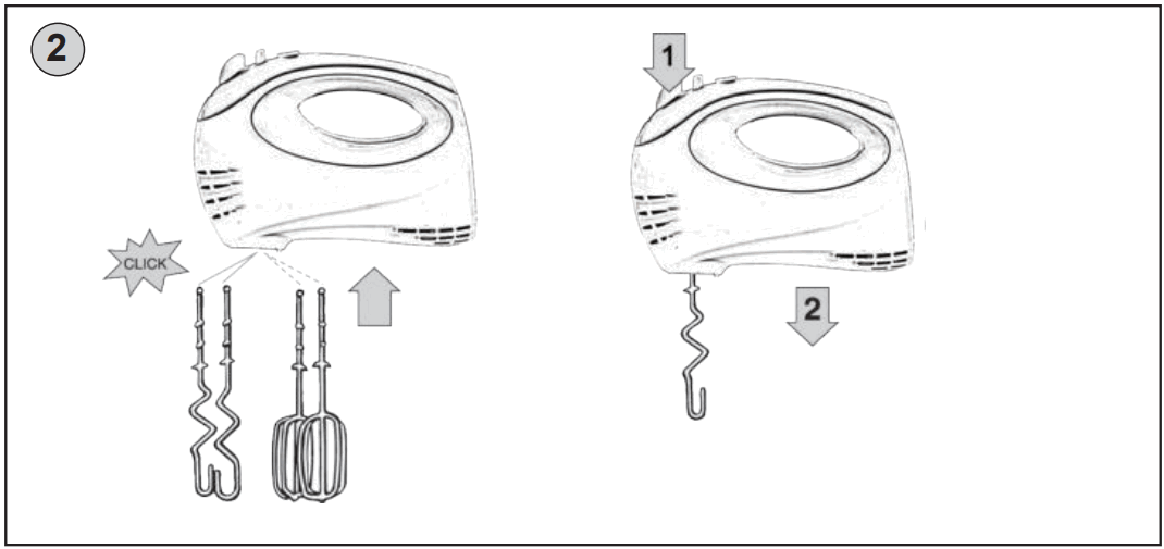 HYUNDAI HYUHM 706 Electric Hand Beater - FIG 2