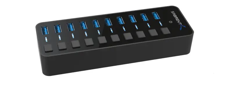 Sabrent Hb-bu10 Usb 3.0 Hub With Power Switches User Manual