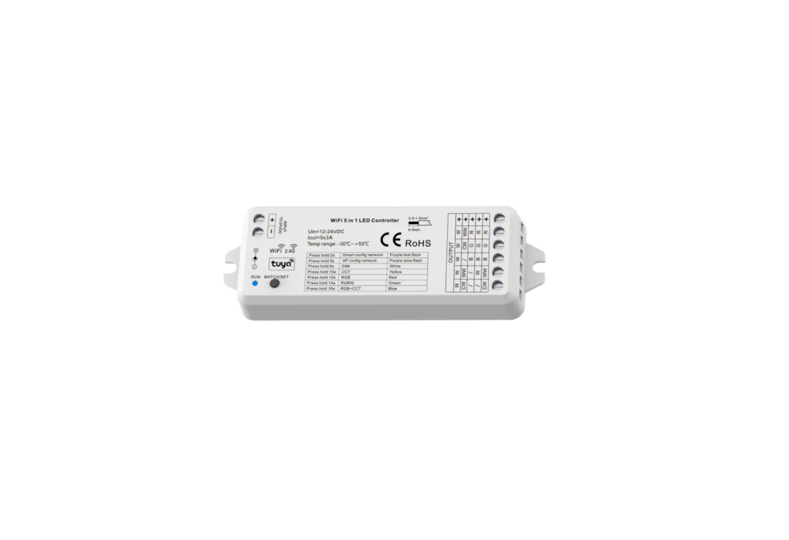 Optonica 6383 Wifi And Rf 5 In 1 Led Controller User Manual Optonica 6383 Wifi And Rf 5 In 1 Led Controller User Manual