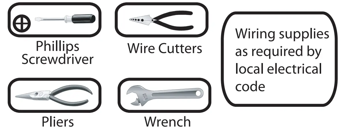 canarm HO 01 01S SECURITY LIGHT - TOOLS