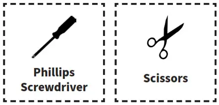 VIVIO Black Desk Riser - TOOLS NEEDED