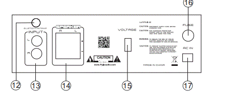 Bluetooth-Mini-Stereo-Power-Amplifier=2x120W-Dual-Channel-Sound-Audio-Receiver-Entertainment-w-Remote-for-Amplified-Speakers-Fig-2