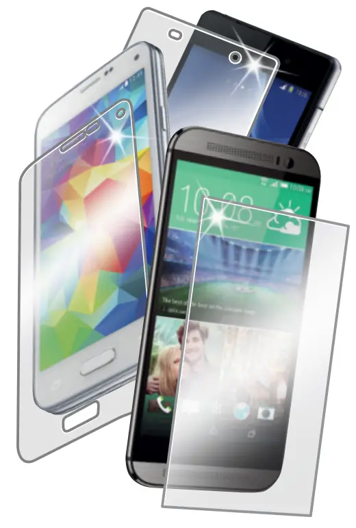 hama 00173868 Crystal Clear Display Protective Film