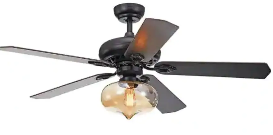 HOMEDEPOT-CFL-8388REMO-48-Inch-Indoor-Black-Finish-Remote-Controlled-Ceiling-Fan-with-Light-Kit-product-image