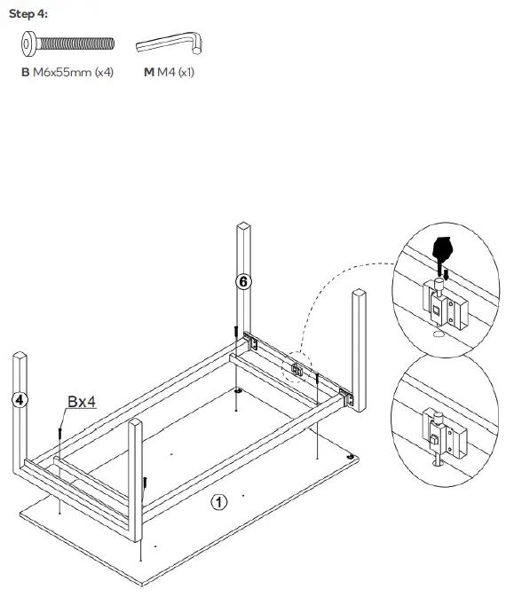 SHANGRI-LA SLBICCADTCA Bicca Extendable Dining Table FIG (7)
