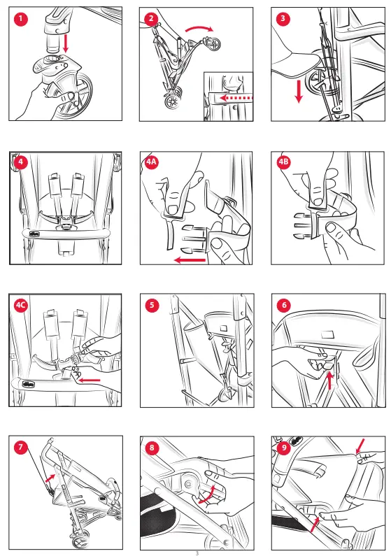 chicco LITEWAY 4 Folding Pushchair-Fig