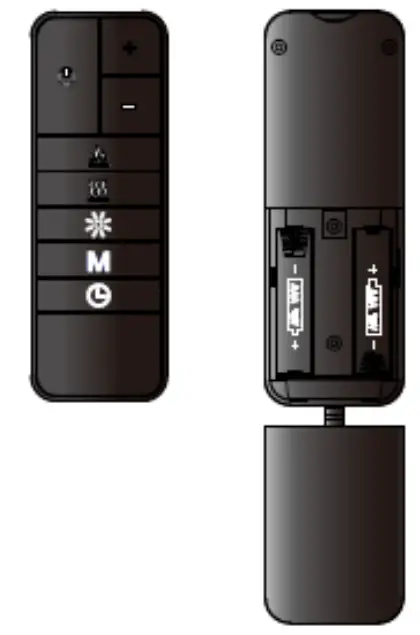bemodern 750 Landscape 3 Sided Electric Fires - remote 1