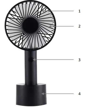Goldair-GCPHF15-10cm-Rechargeable-Handheld-Fan-fig1