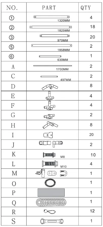 Tidoin QCL-YDW8-049 Large Chicken Coop - Assembly
