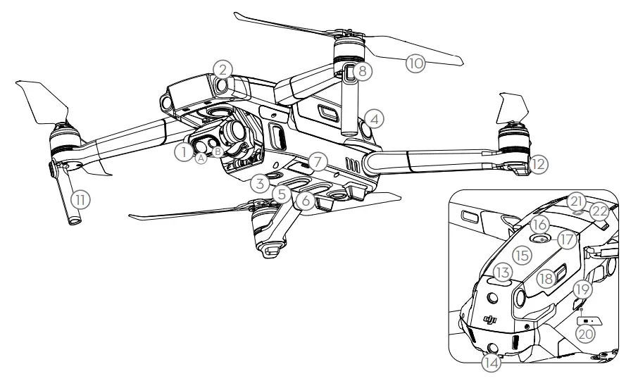 dji MAVIC 2 Enterprise Dual Drone Thermal Camera - fig
