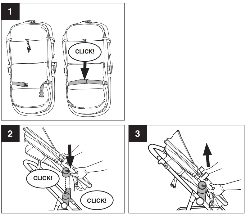 evenflo Omni Plus Modular Travel System with LiteMax Sport Rear - fig 4