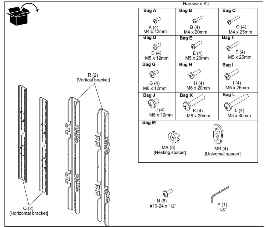 CHIEF MSBU Medium Universal Interface Bracket - Fig3
