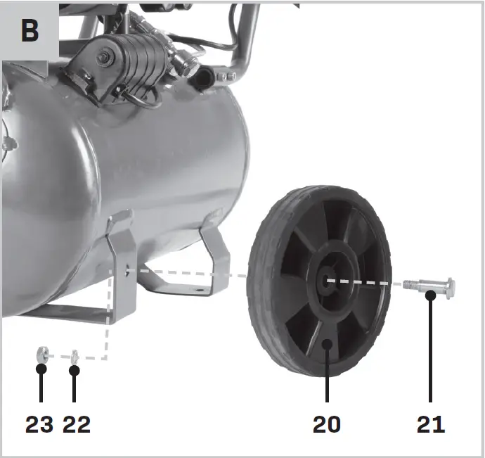 VONROC CR506AC Silent Compressor 03