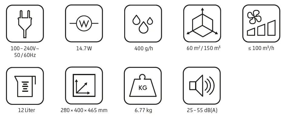 BONECO H400 Humidifier and Air Purifier 2
