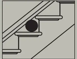 Surewood LNL Rail Poly Composite Stair 14