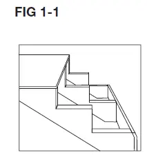 Surewood LNL Rail Poly Composite Stair 15