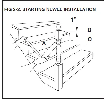 Surewood LNL Rail Poly Composite Stair 21