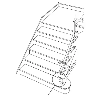 Surewood LNL Rail Poly Composite Stair 27