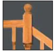 Surewood LNL Rail Poly Composite Stair 3