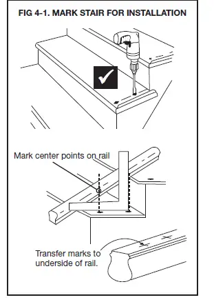 Surewood LNL Rail Poly Composite Stair 30