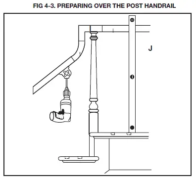 Surewood LNL Rail Poly Composite Stair 33