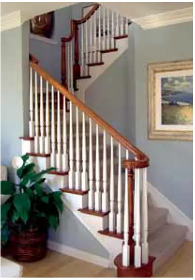 Surewood LNL Rail Poly Composite Stair 4