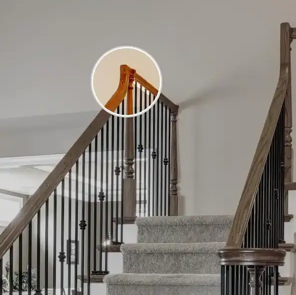 Surewood LNL Rail Poly Composite Stair