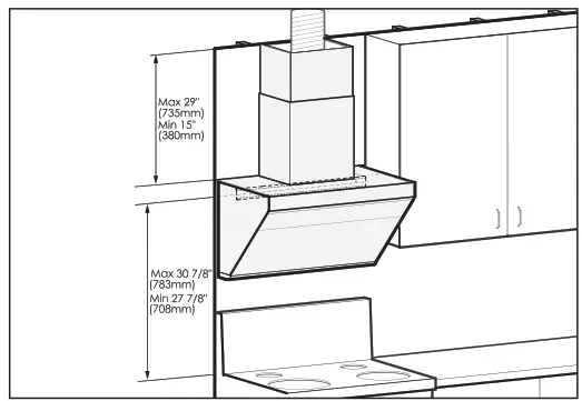 FOTILE JQG7505 30 Inch Wall-Mount Range Hood - Installation Instruction 2