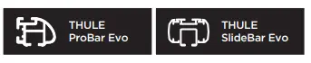 THULE 5324 Evo Clamp Kit Ford Ranger 22 Roof Racks - sambol 2