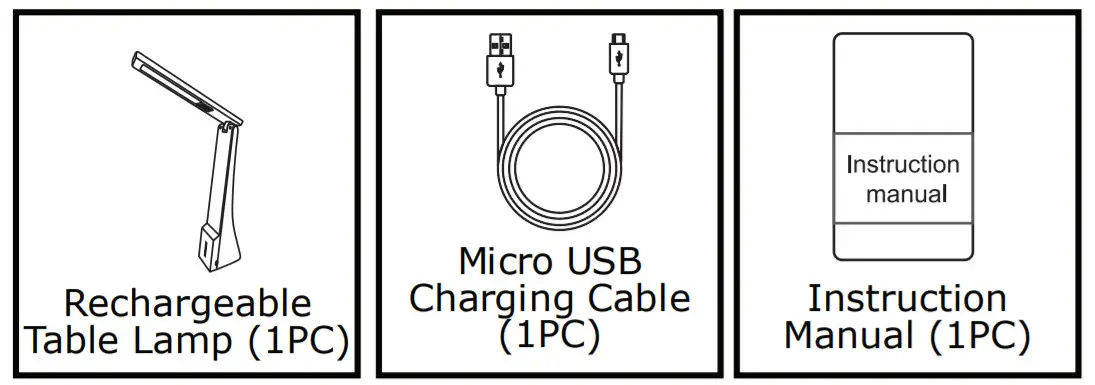 V-TAC VT-1014 LED Rechargeable Lamp - PACKAGE