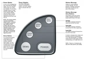 Homedics Shiatsu AntiGravity Recliner Manual AG-3002