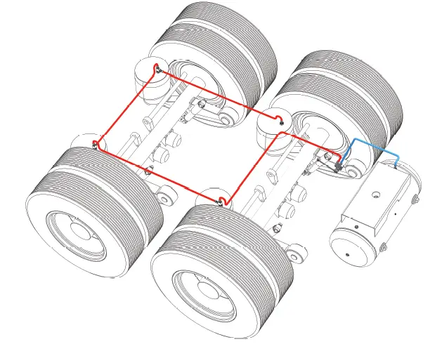 RIGHT WEIGH 205-SK Air Line and Electrical Install Kit 2