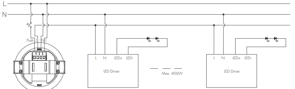 HYTRONK-HIR-Series-Flush-Mount-PIR-Motion-Sensor-fig-4
