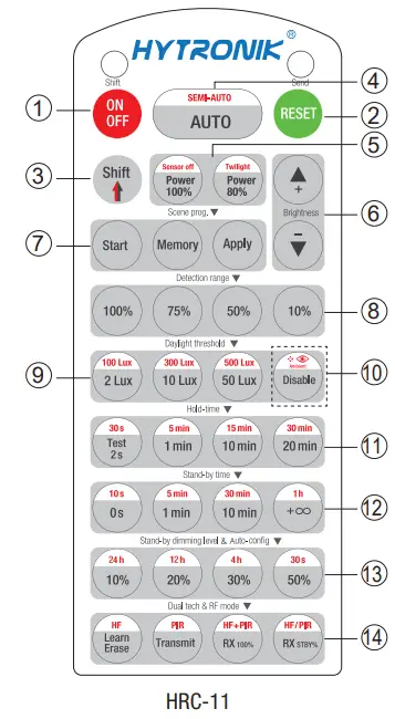 HYTRONK-HIR-Series-Flush-Mount-PIR-Motion-Sensor-fig-5