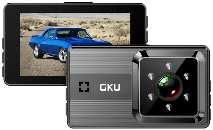 GKU D100 Dual Dash Camera -