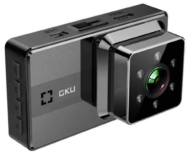 GKU D100 Dual Dash Camera - 12