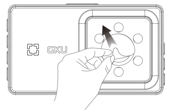 GKU D100 Dual Dash Camera - 6