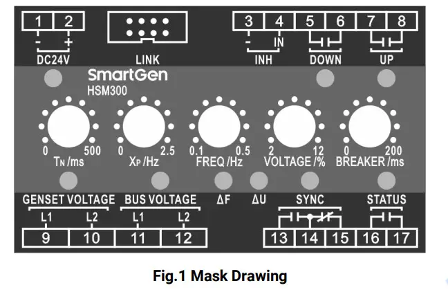 SmartGen HSM300 Synchronous Module - Figure 1