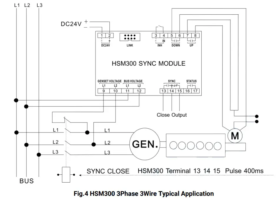 SmartGen HSM300 Synchronous Module - Figure 4