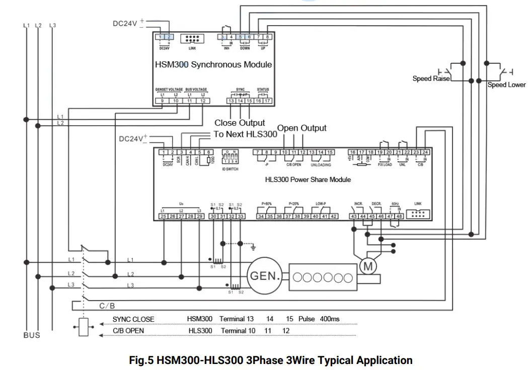SmartGen HSM300 Synchronous Module - Figure 5