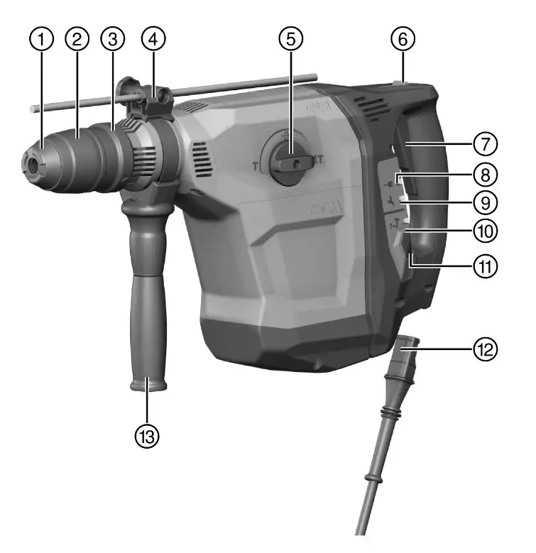 HILTI TE 70-ATC Rotary Hammer - Fig 3