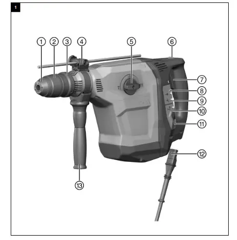 HILTI TE 70-ATC Rotary Hammer - Fig